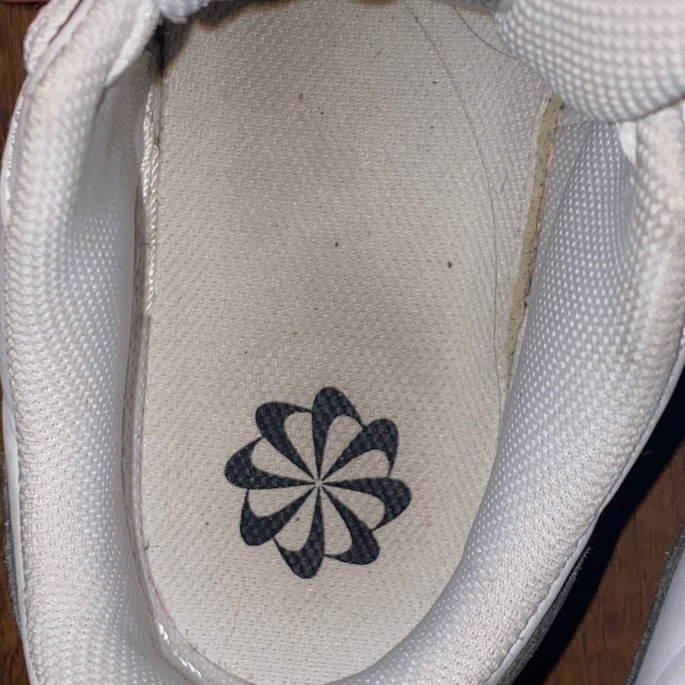 Nike Court Borough‎ Low 2 White Black Sneakers Youth Size 6.5Y Style DV5456-104 - Picture 8 of 11